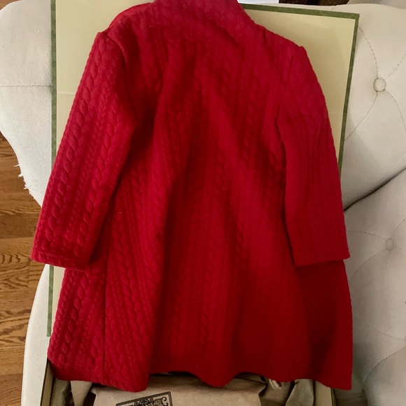 2-Piece Toddler Girl Coat & Dress Christmas or Winter Wedding Outfit 4T - Picture 7 of 7